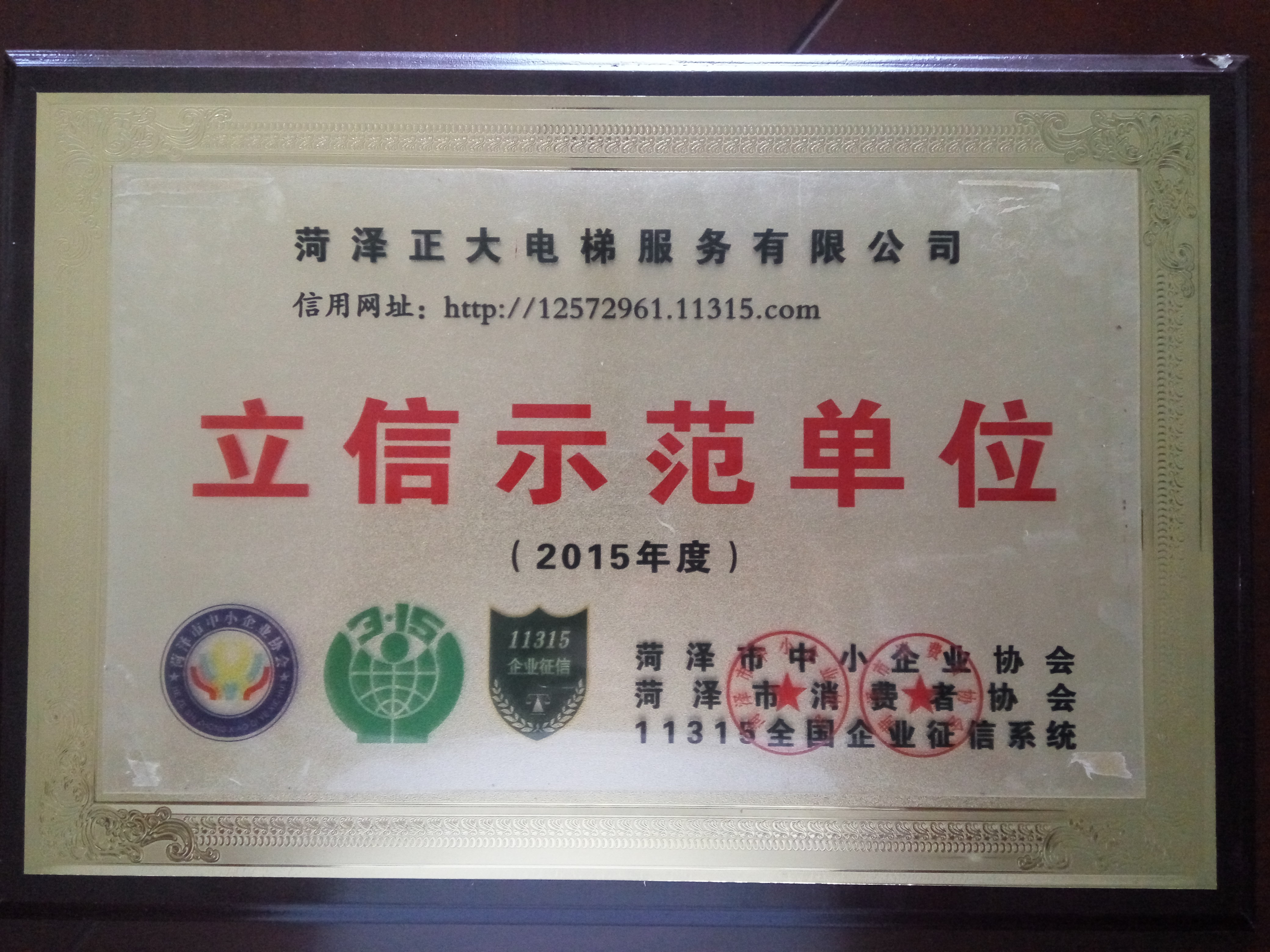 2015年立信示范企業